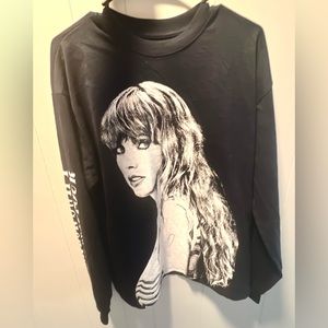 Taylor Swift Eras Tour Small Navy Blue Long Sleeve Shirt